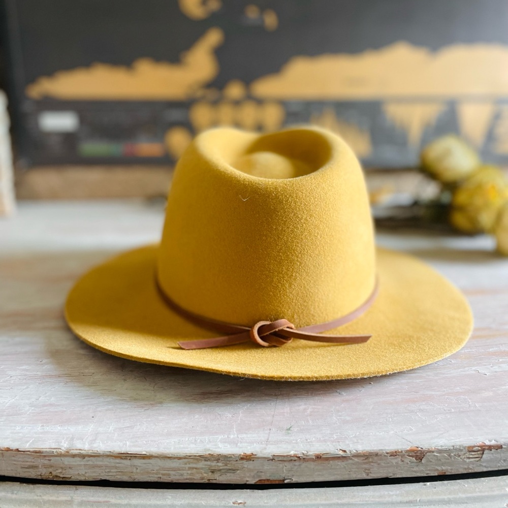 Brixton Wesley Fedora 100% Wool Hat Unisex Size Small